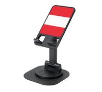 UYHhgqw Supporto universale per telefono, supporto da scrivania regolabile per iPhone, telefoni cellulari e tablet, girevole a 360°, bandiera austriaca