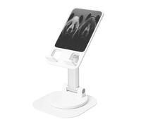 UYHhgqw Supporto universale per telefono, supporto da scrivania regolabile per iPhone, telefoni cellulari e tablet, girevole a 360°, panda malinconico