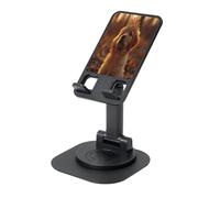 UYHhgqw Supporto universale per telefono, supporto da scrivania regolabile per iPhone, telefoni cellulari e tablet, girevole a 360°, un cane sotto il tramonto