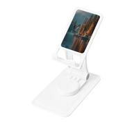 UYHhgqw Supporto universale per telefono, supporto da scrivania regolabile per iPhone, telefoni cellulari e tablet, girevole a 360° L'aquila sul lago