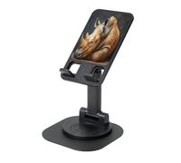 UYHhgqw Supporto universale per telefono, supporto da scrivania regolabile per iPhone, telefoni cellulari e tablet, girevole a 360°, il segreto del rinoceronte