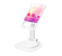UYHhgqw Supporto universale per telefono, supporto da scrivania regolabile per iPhone, telefoni cellulari e tablet, girevole a 360°, il branco di elefanti sotto il sole al tramonto