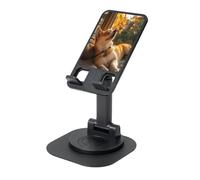UYHhgqw Supporto universale per telefono, supporto da scrivania regolabile per iPhone, telefoni cellulari e tablet, girevole a 360°, il cucciolo nel sogno