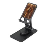 UYHhgqw Supporto universale per telefono, supporto da scrivania regolabile per iPhone, telefoni cellulari e tablet, girevole a 360°, un cane sotto il tramonto