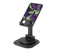 UYHhgqw Supporto universale per telefono, supporto da scrivania regolabile per iPhone, telefoni cellulari e tablet, girevole a 360°, il mistero del colore