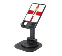 UYHhgqw Supporto universale per telefono, supporto da scrivania regolabile per iPhone, telefoni cellulari e tablet, girevole a 360°, bandiera dell'Irlanda del Nord