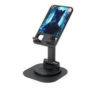 UYHhgqw Supporto universale per telefono, supporto da scrivania regolabile per iPhone, telefoni cellulari e tablet, girevole a 360°, leopardo feroce
