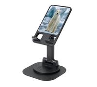 UYHhgqw Supporto universale per telefono, supporto da scrivania regolabile per iPhone, telefoni cellulari e tablet, girevole a 360°, lo sguardo di un orso polare