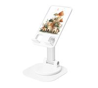 UYHhgqw Supporto universale per telefono, supporto da scrivania regolabile per iPhone, telefoni cellulari e tablet, girevole a 360°, il segreto della casa dei funghi
