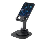 UYHhgqw Supporto universale per telefono, supporto da scrivania regolabile per iPhone, telefoni cellulari e tablet, girevole a 360°, fiori che sbocciano al buio