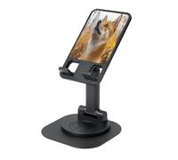 UYHhgqw Supporto universale per telefono, supporto da scrivania regolabile per iPhone, telefoni cellulari e tablet, girevole a 360°, il piccolo cane che guarda il cielo