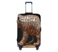 UYHhgqw The Beauty of Pangolin Texture Copertura per valigie resistente antigraffio per bagagli da 45,7 a 81,3 cm, Nero , M