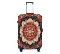 UYHhgqw The Most Beautiful Flower - Copertura protettiva per valigia, antigraffio, adatta per bagagli da 45,7 a 81,3 cm, Nero , L
