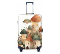 UYHhgqw The Secret of Mushroom House, copertura per valigia, resistente, antigraffio, adatta per bagagli da 45,7 a 81,3 cm, Nero , M
