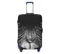 UYHhgqw The Silent Gorilla - Copertura protettiva per valigia, antigraffio, adatta per bagagli da 45,7 a 81,3 cm, Nero , S