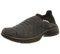UYN 3D Ribs Sabot Wool Sole, Sneaker Donna, Anthracite Melange Black, 36 EU