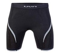 UYN Alpha Pantaloncini Running da Donna Pantalone, Donna, Blackboard/Black/Grey, XS