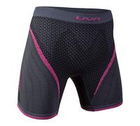 UYN Alpha Pantaloncini Running da Donna Pantalone, Donna, Rain/Anthracite, L
