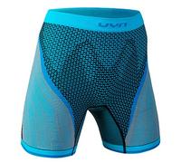 UYN Alpha Pantaloncini Running da Donna Pantalone, Donna, Surf/Pearl Grey, L