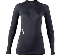 Uyn Ambityon Underwear, Maglia Intima Termica Donna, Nero (Blackboard/Anthracite/White), L/XL