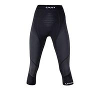 UYN Ambityon Underwear Pantalone Intimo Termico in Fibra Organica Naturale al 100%, Donna, Blackboard/Anthracite/White, XS