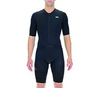 UYN Body Ciclismo Integrated Uomo, Bodysuit Traspirante con Tecnologia Haloflex e Coolvent, Fondello HP110, Zip Divisibile e Tasche Posteriori