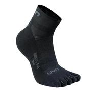 UYN Calze basse da corsa Runner's Five - Comfort, supporto e ventilazione High-12 - Nero 45-47