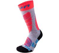 UYN Calze da sci bambino light grey/coral fluo - 27-30