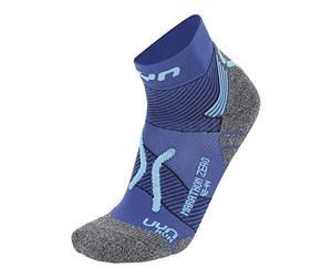UYN Calze Run Marathon Zero in NATEX, Ammortizzanti con Compressione Mirata e Comfort Ideale per Lunghe Sessioni di Corsa