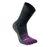 UYN S100323-J009 TREKKING FIVE MERINO Calze Donna Anthracite/Purple 39/40