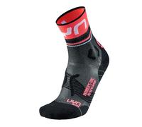 UYN Calzini corti da donna Runner'S One, Grigio Melange/Rosa, 35