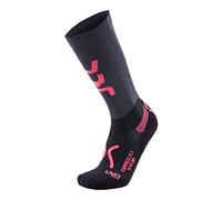 UYN Compression Fly Calza Da Running Donna Calze, Donna, Coral/Black, 37/38