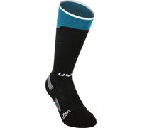 UYN Compression One Calze Da Corsa Donna-Nero,Turchese
