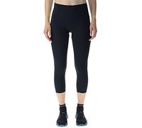 UYN Crossover OW Leggings, Black/Sunny Lime, L Donna