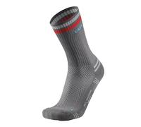 UYN Everyday Crew Socks, Grey/Red, 39-41 Unisex-Adulto