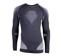 Uyn Evolutyon Long Sl. Melange - maglietta tecnica - uomo 2XL Grey/Blue man Natex