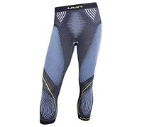 UYN Evolutyon Underwear Pantalone Intimo Termico, Uomo, Anthracite Melange/Blue/Yellow Shiny, XXL