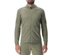UYN Felpa Full Zip con Cappuccio Run Fit in NATEX, Traspirante e Slim Fit, Leggera ed Elastico per Sport e Tempo Libero