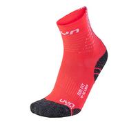 UYN Fit Calza da Running Donna, Calze, Coral Fluo/White, 39/40