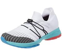 UYN Free Flow Tune XC Turquoise Sole, Sneaker Donna, Bianco/Grigio, 38 EU