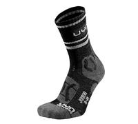 UYN Junior Outdoor Explorer Socks, Grey, 27-30 Unisex-Bambini e Ragazzi
