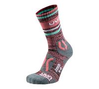 UYN Junior Outdoor Explorer Socks, Pink Stripes, 24-26 Unisex-Bambini e Ragazzi