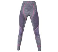 UYN Lady Ambityon UW Pant Long Melange Ambityon Calzamaglia Lunga da Donna Melange, Donna, Black Melange/Purple/Raspberry, S/M