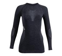 UYN Lady Fusyon Cashmere UW Shirt LG_SL Fusyon Cashmere Maglia Intima da Donna Manica Lunga, Donna, Grey Stone/Pearl, XS