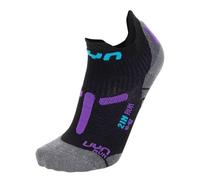 Uyn Lady Run 2In Socks - calzini corti - donna 41/42 Black/Grey/Violet woman