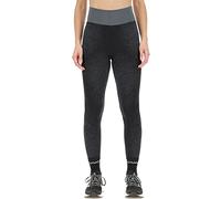 UYN Lady Running Exceleration Pants Long Black/cloud - Donna - Nero / Grigio - Taglia L- modello 2024