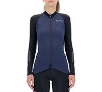 UYN Maglia da Ciclismo a Maniche Lunghe Granfondo - Collo Alto, Tecnologia Coolvent, Traspirante e Comoda per Corse Primaverili/Autunnali