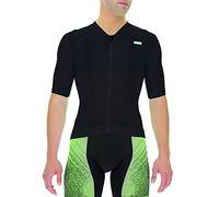 UYN Maglia da Ciclismo Airwing Uomo, Aerodinamica e Leggera, Maniche Lunghe, Tecnologia Haloflex e Hypermotion2, Pannello Microforato, Tasca Posteriore