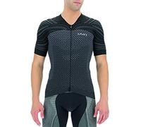 UYN Maglia da Ciclismo Alpha Coolboost con Tecnologia T-Hexagon, Hypermotion, Compress Waves e Coolvent per Traspirabilità e Comfort Ottimali