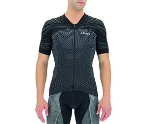 UYN Maglia da Ciclismo Alpha Coolboost con Tecnologia T-Hexagon, Hypermotion, Compress Waves e Coolvent per Traspirabilità e Comfort Ottimali